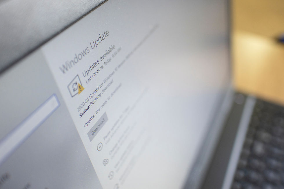 pausing the Windows 10 security updates it needs