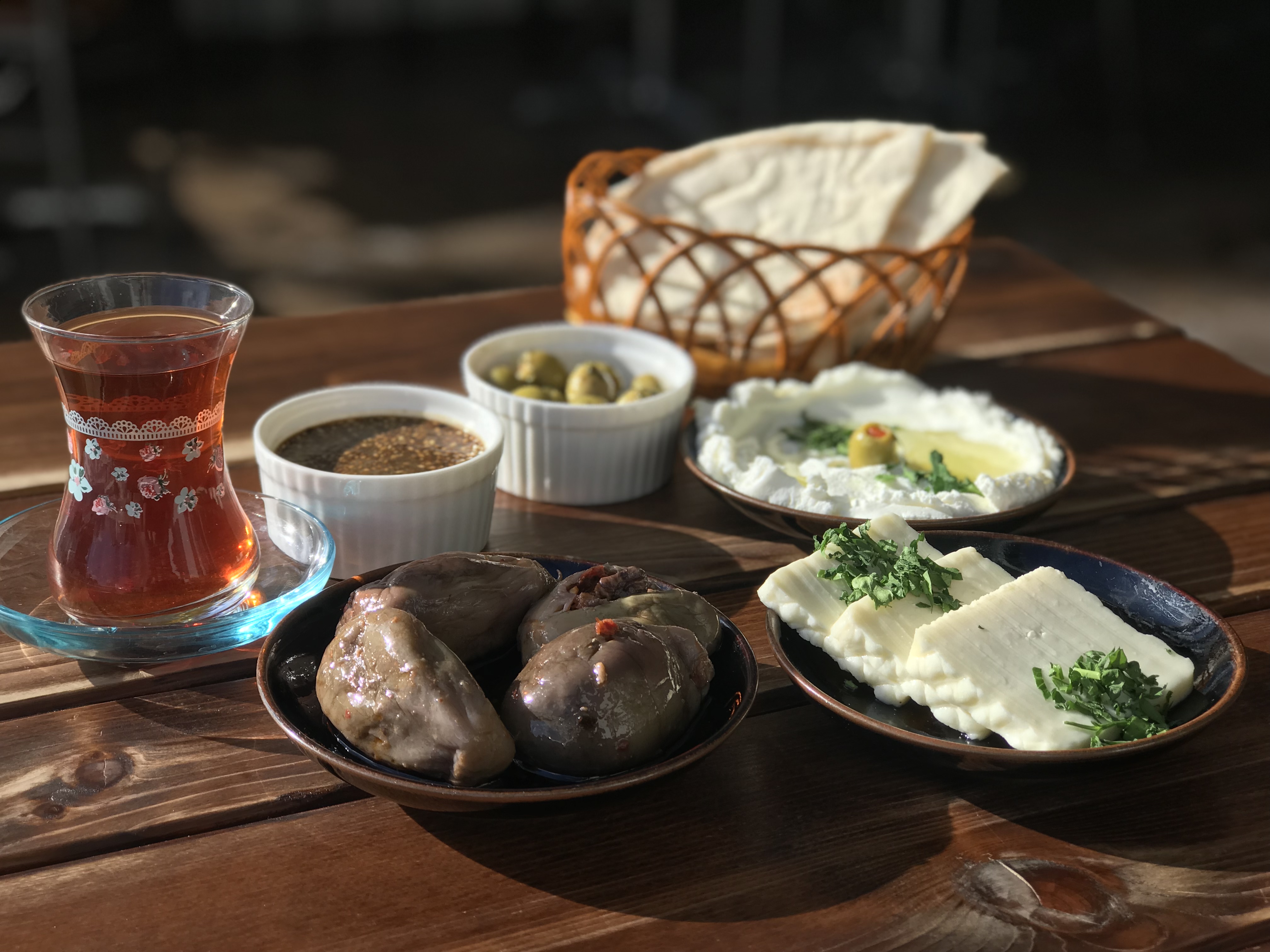 Arranged Food and Objects