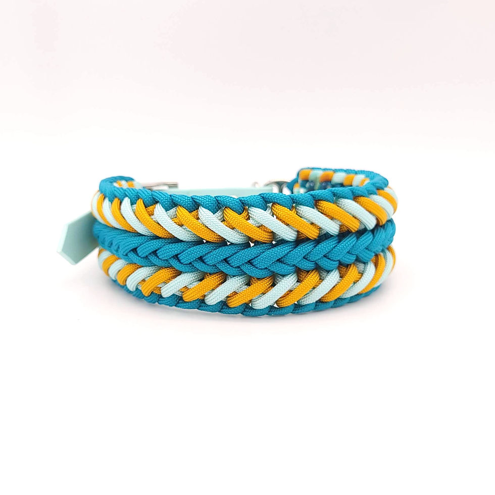 Paracord-Halsband "Rubus", 37-43cm