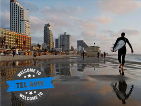 Entrando pela porta principal de Israel. Welcome Tel Aviv! ♡