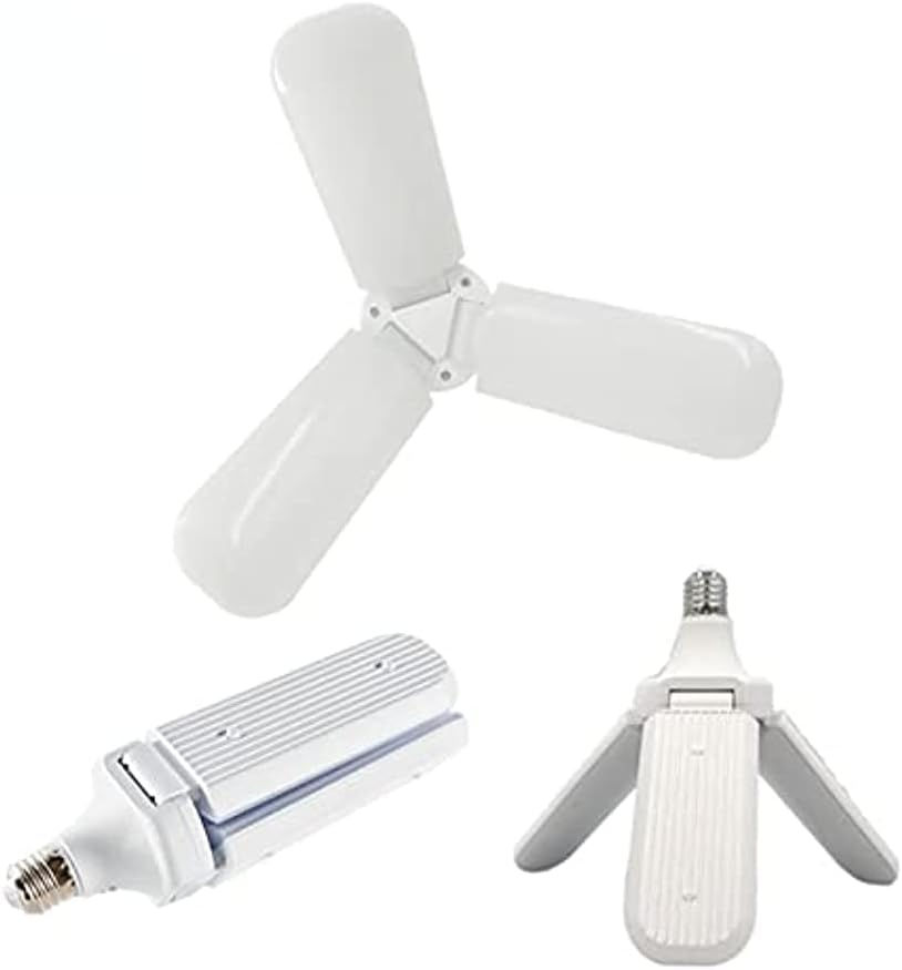 E26 LED ペンダントライト,40W AC85V-265V 3灯式 シーリングライト 4000lm 5000K 昼白色 折りたたみ式 省エネ 角度調節可能