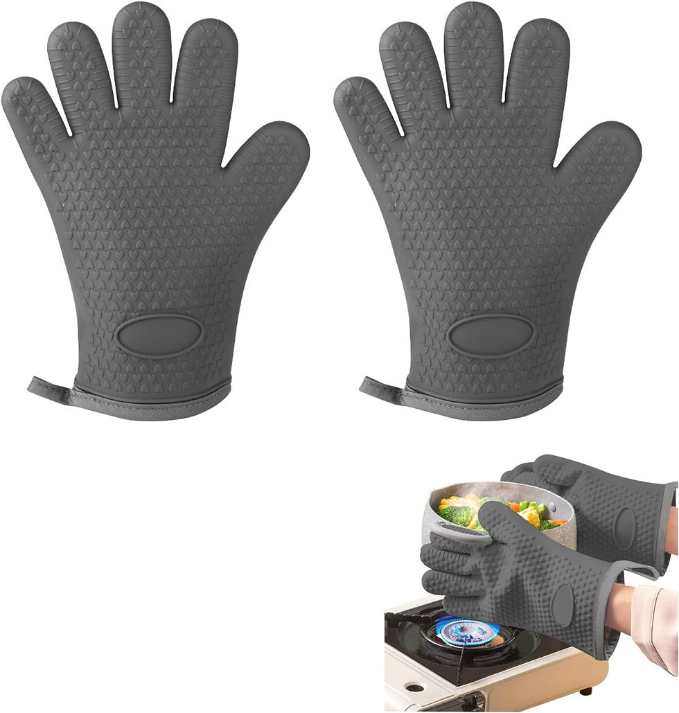 耐熱オーブンミトン シリコンミトン 耐熱グローブ 2個セット,やけど防止 耐熱温度300℃
