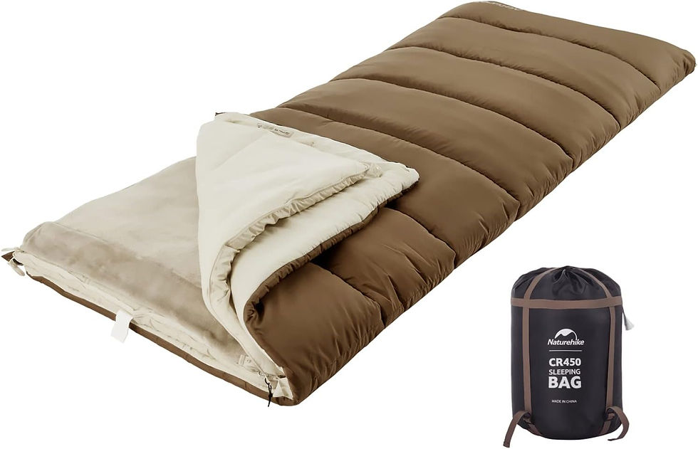 シュラフ寝袋封筒型 -5~13℃ 暖かい 4シーズン 敷布団 保温 通気 防災 コンパクト 収納袋付き