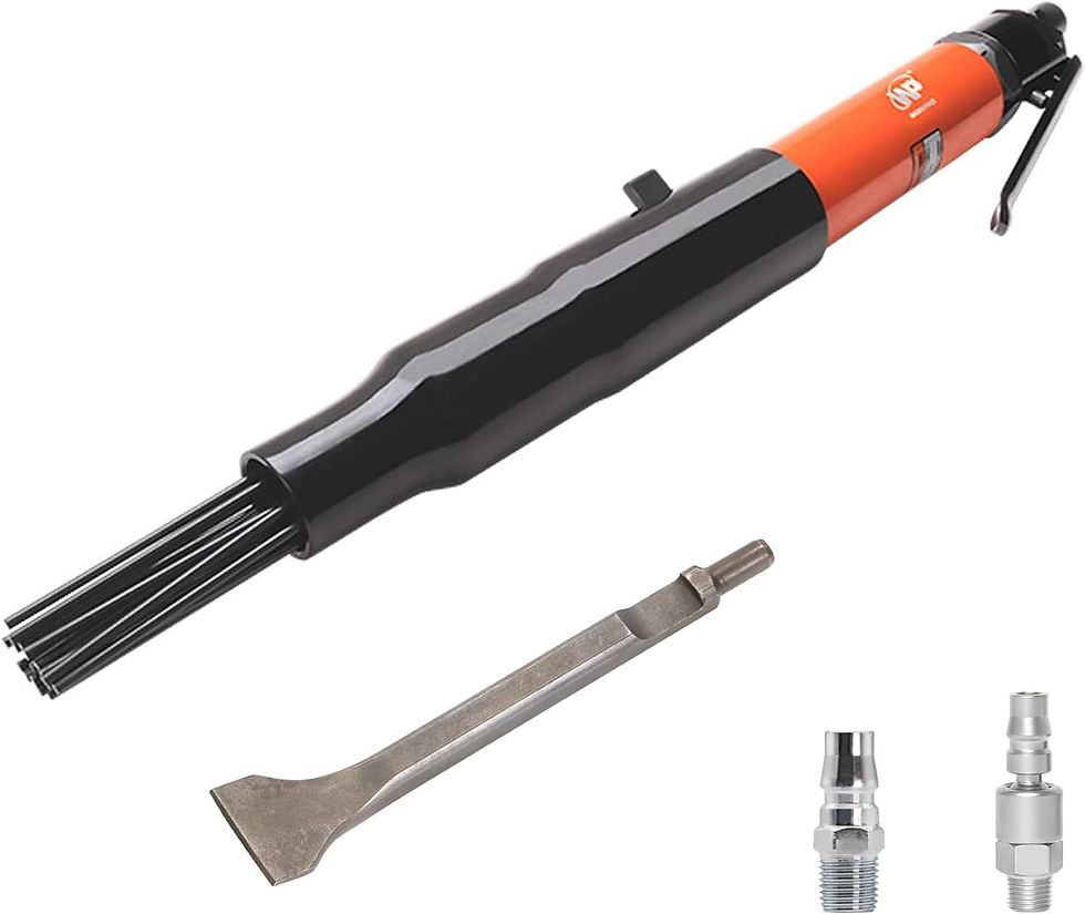 ジェットタガネ ニードルスケーラー プロ向け 針19本付き チゼル付き エアーハンマー兼用