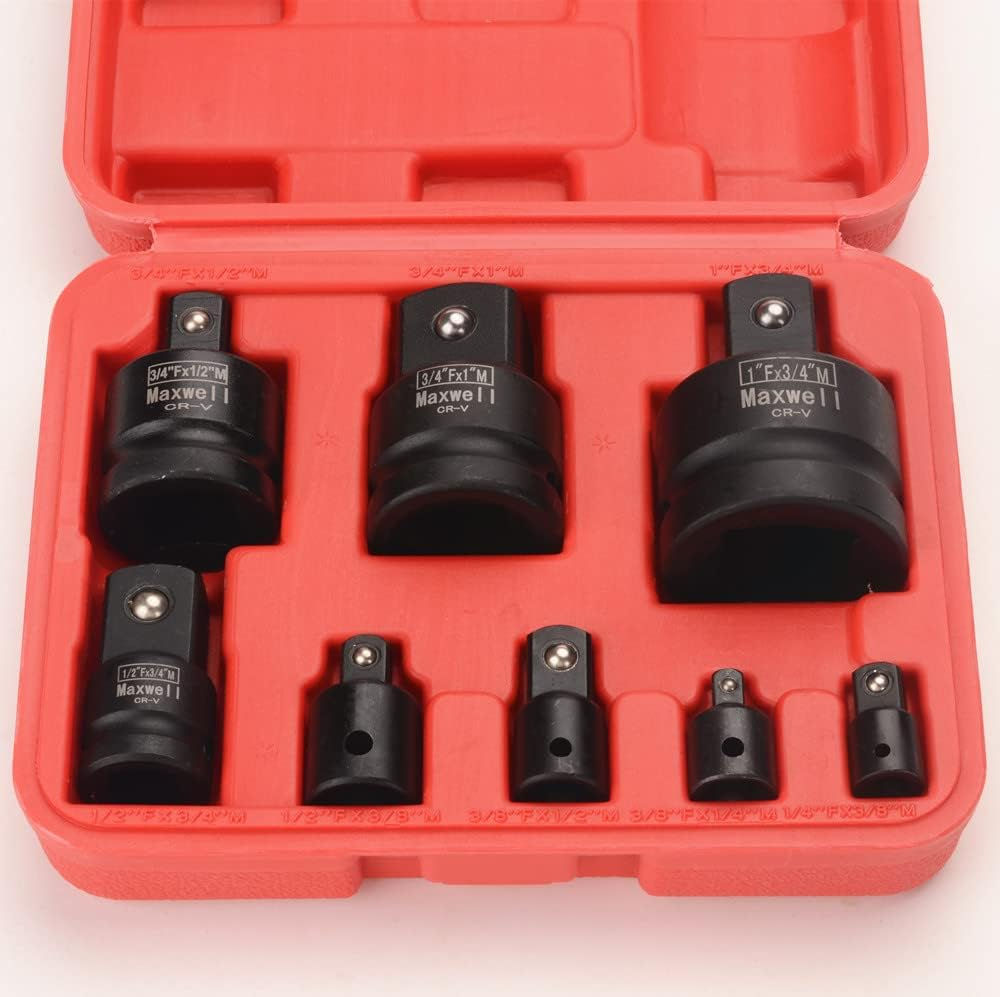 インパクトレンチ用ソケット変換アダプター,8点セット