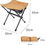 サムネイル： アウトドアチェア 折りたたみ椅子，コンパクト 持ち運び アルミ 超軽量 耐荷重100㎏ 一体型収納袋