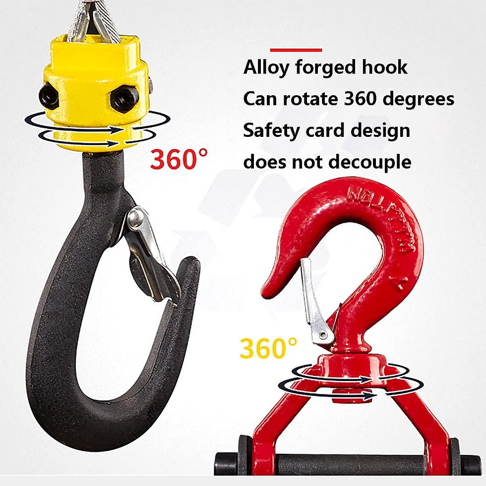 サムネイル： 電動ホイストウインチ 1500ワットパワーウインチクレーン，リフティング7.6mポータブルウインチ、ガレージ、倉庫、工場リフティング牽引用