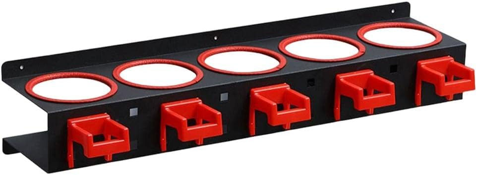 サムネイル： スプレーボトル収納ラック壁掛け式クリーニング用品オーガナイザー用研磨アクセサリー じょうろホルダー グラインダー 棚 工具収納ラック じょうろ ハンガー