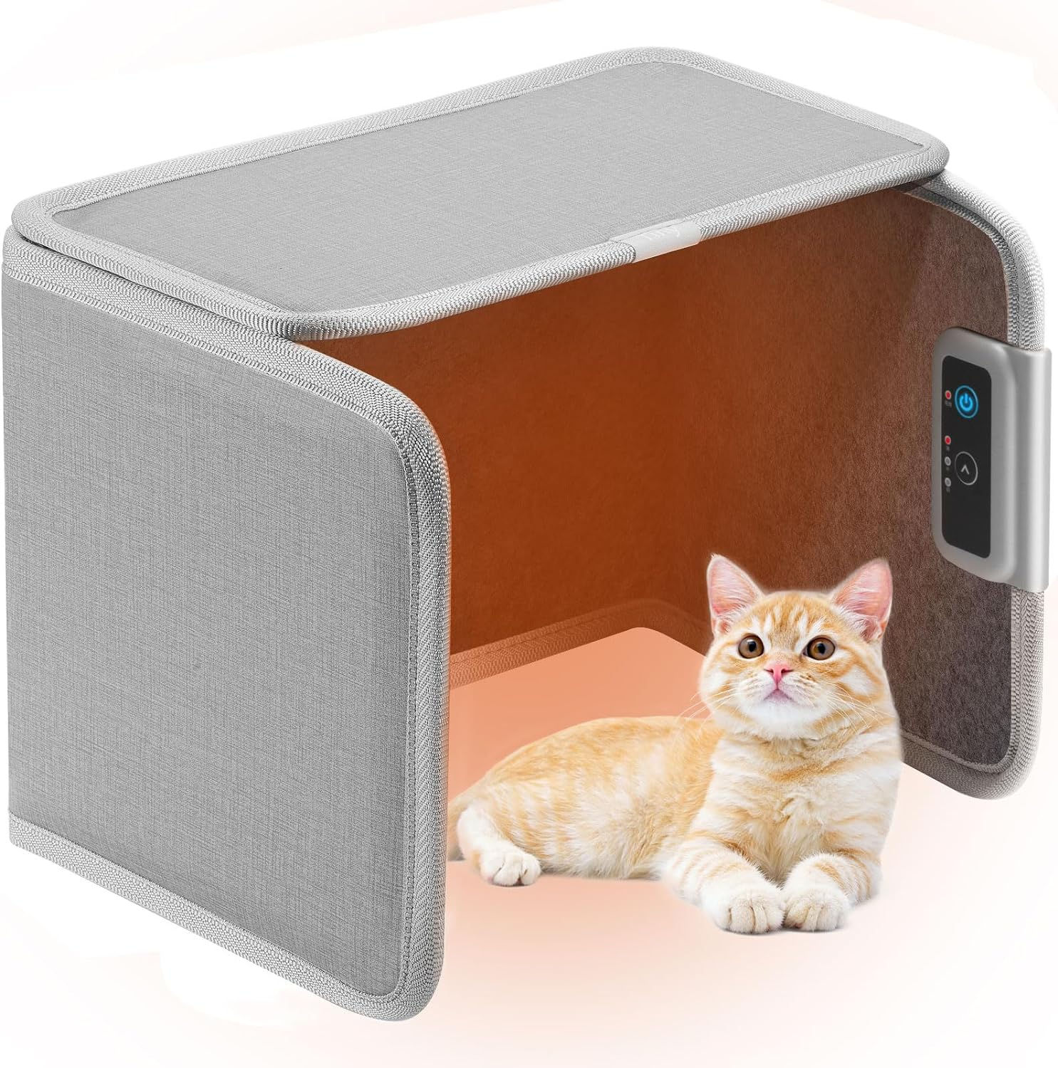 デスクヒーター省エネ 遠赤外線デスクヒーター 冷え対策 折り畳み式 3段階温度調節 3面発熱 ４時間タイマー