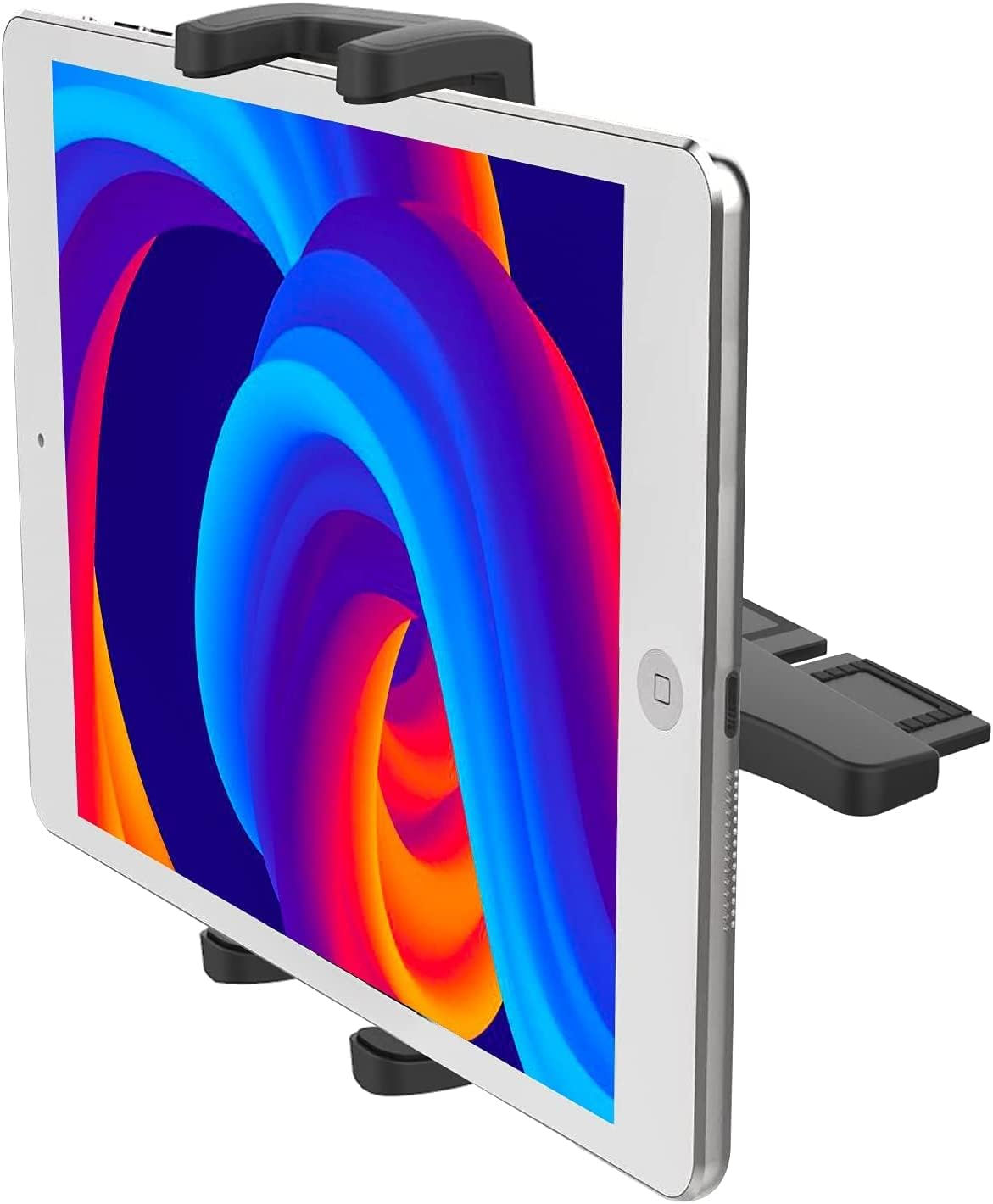 タブレットホルダー　CDスロット取り付け車載ホルダー　携帯電話とタブレット両用　自動車マウントホルダー