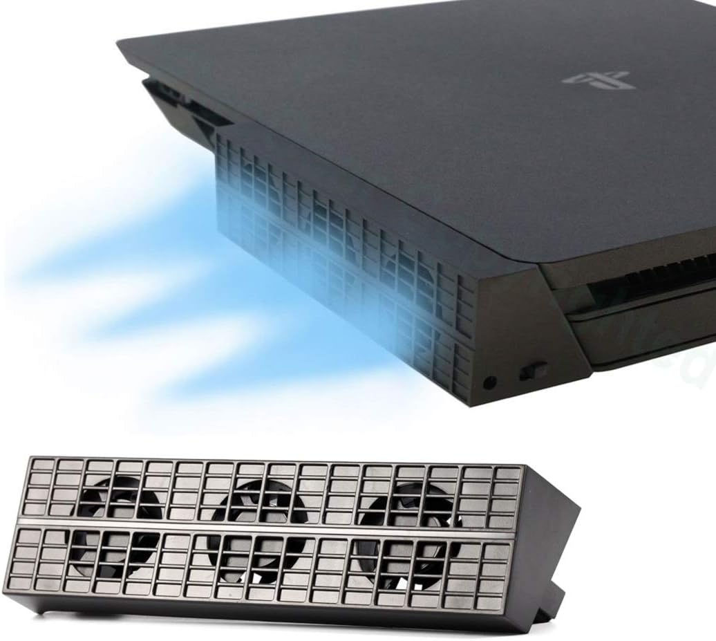 PS4Slim用自動冷却ファン，自動温度センサー制御放熱