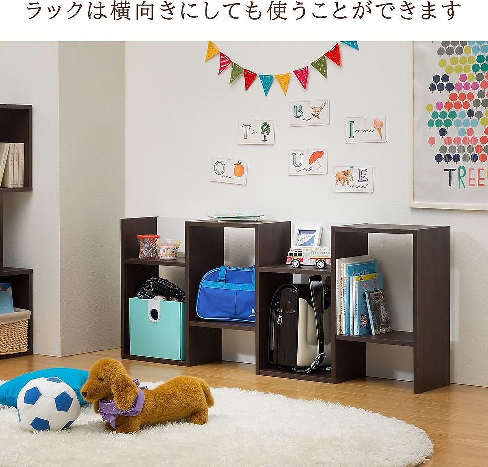 サムネイル： ディスプレイラック 本棚，幅59.2 高さ142.4 奥行23.4cm
