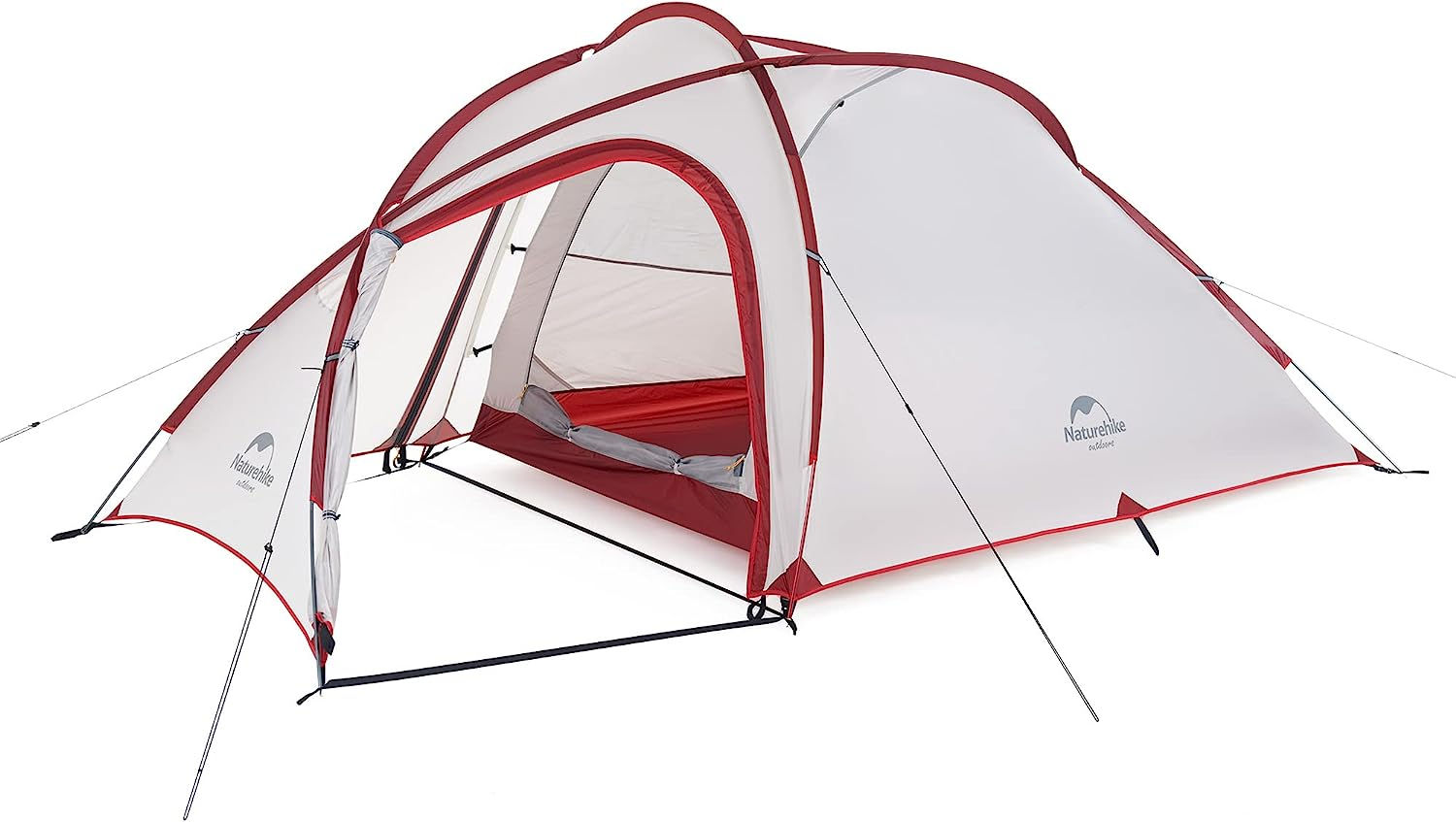 テント自立式 2-3人用 広い前室 軽量 耐水圧3000mm 専用グランドシート付き ダブルウォール 20Dシルナイロン ソロキャンプ 登山