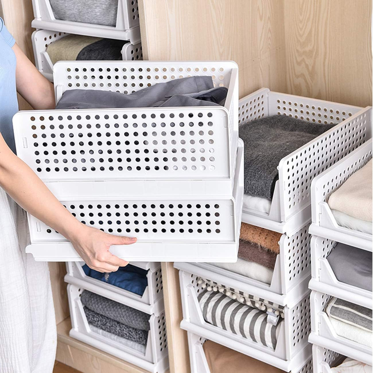 衣装ケース 引き出し クローゼット用 服収納ケース タンスの中 衣類 収納ボックス 折り畳み 積み重ね可能 大容量