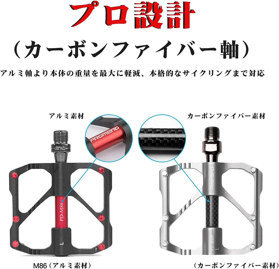 サムネイル： 自転車ペダル 超軽量,左右セット 耐久性 競技用