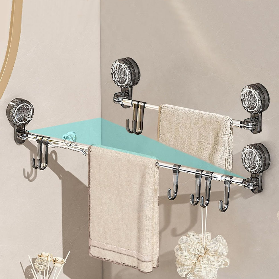 タオル掛け 伸縮幅78-120CM 強力吸盤 キッチンツールフック