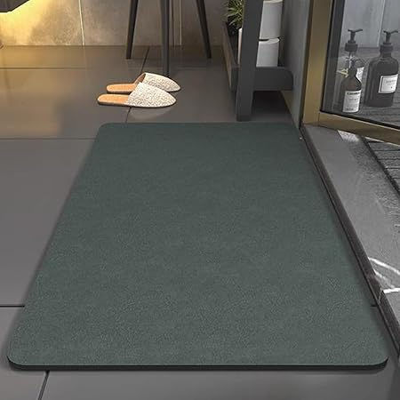 バスマット 珪藻土 ノンアスベスト 吸水 滑り止め 速乾 バスラグ 洗える ソフト スタンド 簀の子 バスマット掛け お風呂マット