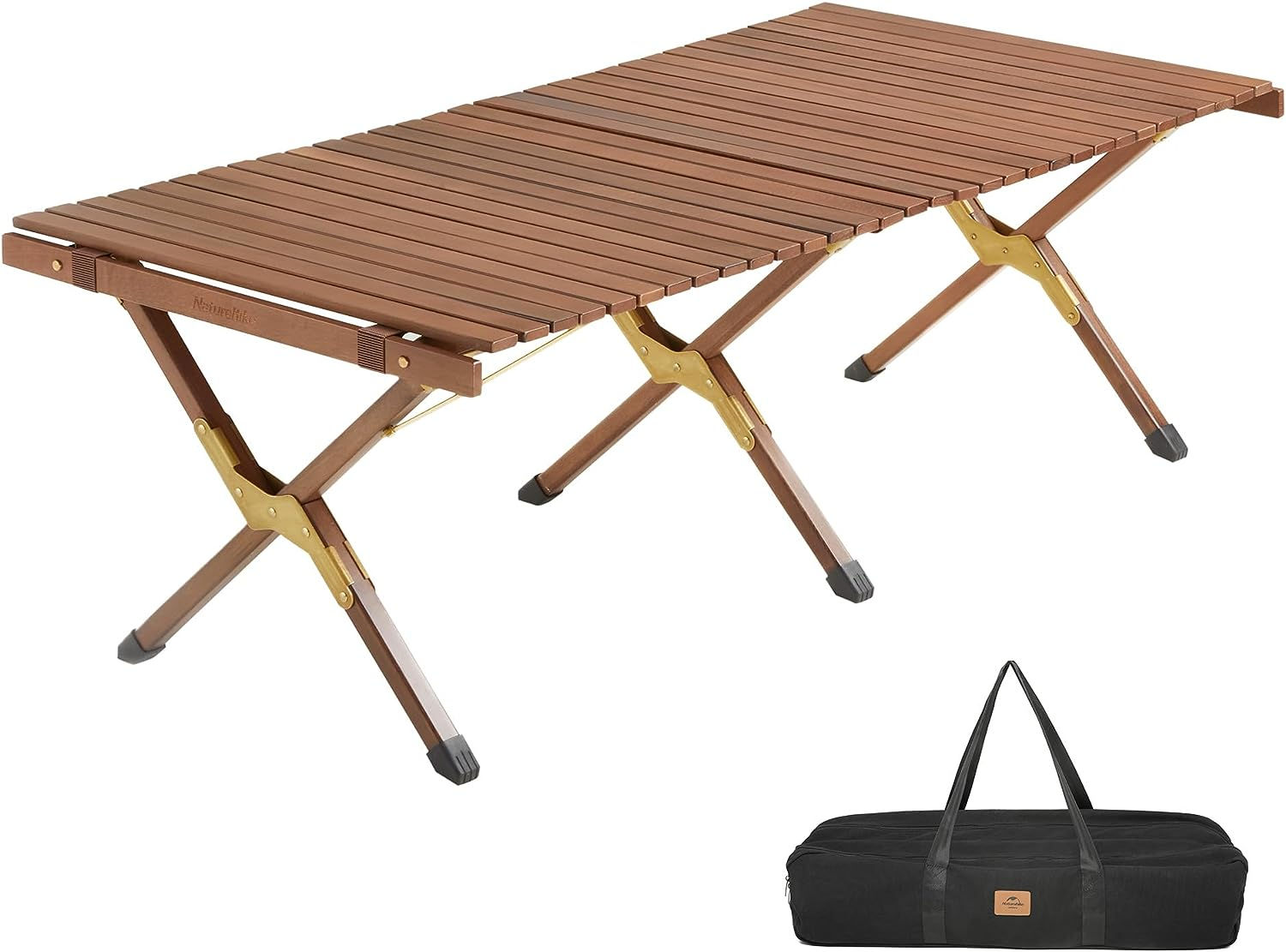 テーブル ウッドロールテーブル ロールトップテーブル 大型テーブル アウトドア 木製 折りたたみ