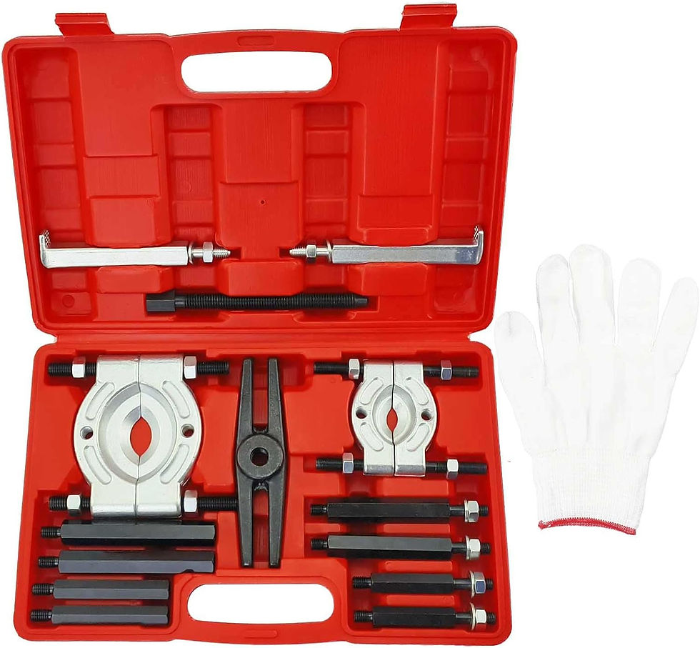 ベアリングプーラー(30-75mm)14点セット,5トンの容量爪掛け式 ギヤプーラー ベアリング外し セット