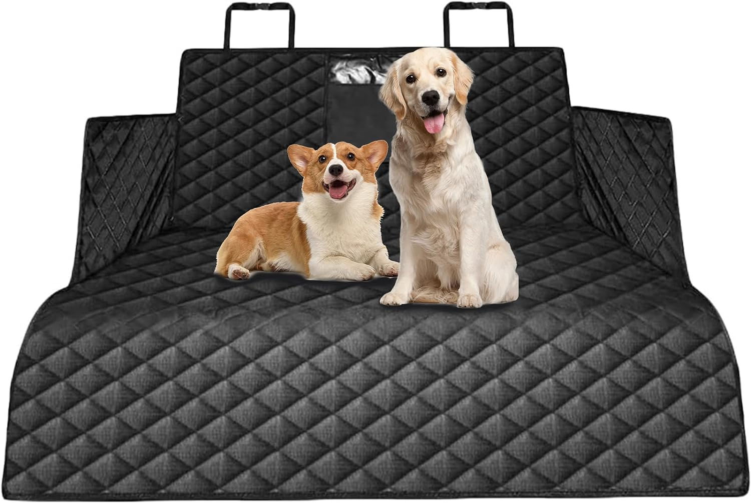 トランクマット ペット用，600D オックスフォード 防汚 防水 滑り止め 汚れに強い 水洗い可能 耐摩耗 取り付け簡単 折り畳み式