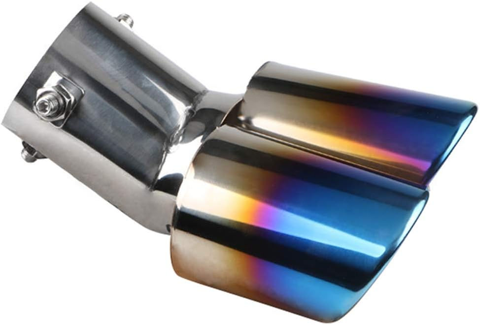 車用マフラー カッター2本出し,下向き 排気管 軽自動車 乗用車 外装パーツ