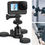 サムネイル： カメラ磁気スタンド 360°回転可能自由雲台，カメラ三脚マウント 1/4インチネジ マグネットスタンドセット