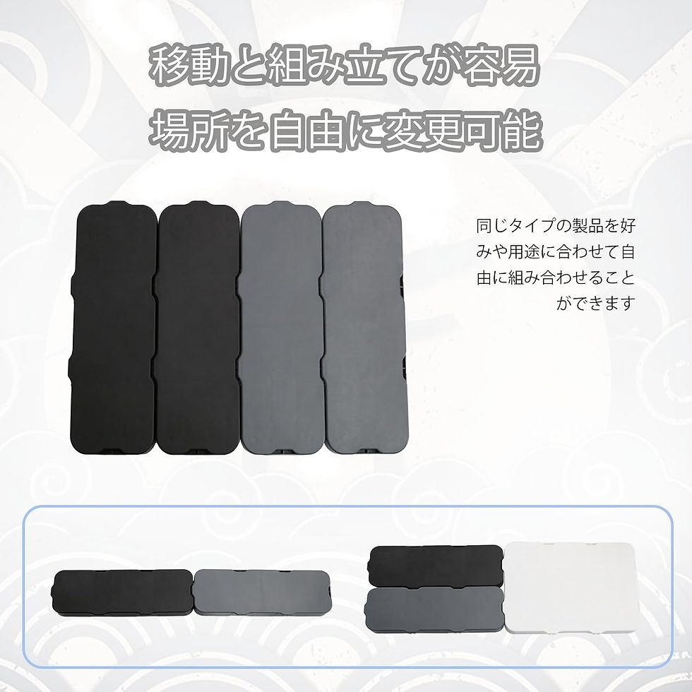 サムネイル： 連結平台車キャリー 収納ホーム，軽量 静音 ネット重0.85kg 耐荷重120kg 幅28.5×奥行40.5×高さ6.1cm ポリプロピレン