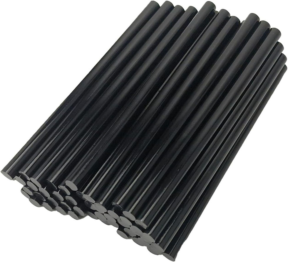 サムネイル： 透明材質ホットメルト 50本入 11mm*200mm 約1KG，グルーガン用スティック 強力粘着 高温ボンド
