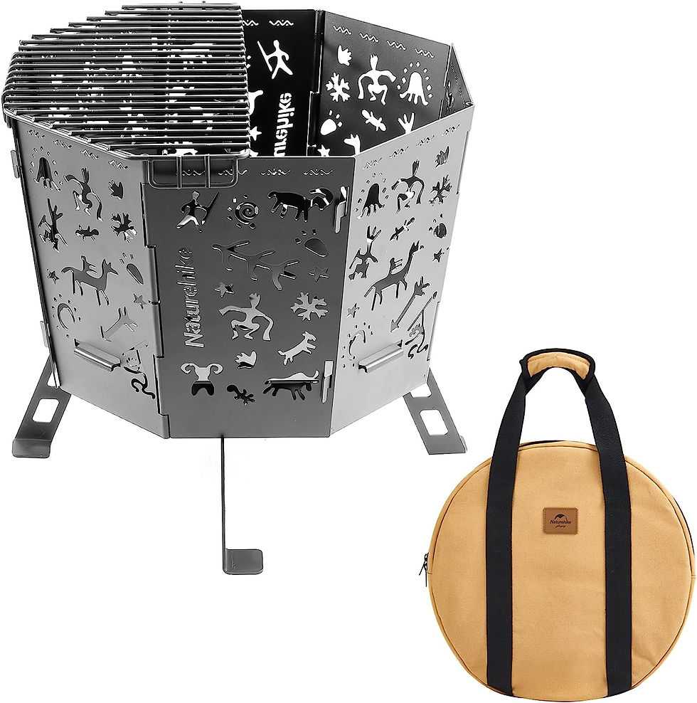 アウトドア焚き火台,折りたたみ式 五徳付き 灰受け付き