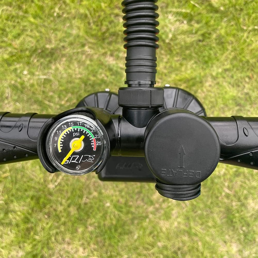 サムネイル： マニュアルエアーポンプ ，ダブルアクション 空気入れ 空気抜き 両対応 28psi インフレータブルSUP用 空気入れ