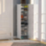 サムネイル： 下駄箱シューズボックス 組み立て式 DIY，靴収納 ブーツラック 耐久性て付き