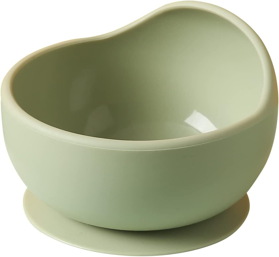 離乳食食器 ベビー用 くっつく 吸盤ボウル シリコン 赤ちゃん 滑り止め こぼれ防止 ひっくり返し防止