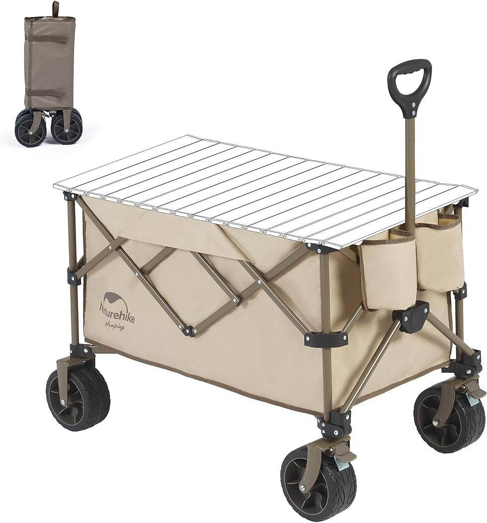 キャリーワゴン 大型タイヤ ブレーキ付き,186L 大容量 耐荷重150kg