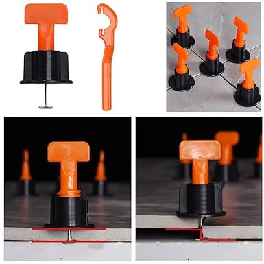 タイル スペーサー 【102個セット】タイル レベリング 建設ツール タイル施工補助具 タイルレベリングシステム フロアレベルタイル レベリング水平調整システム