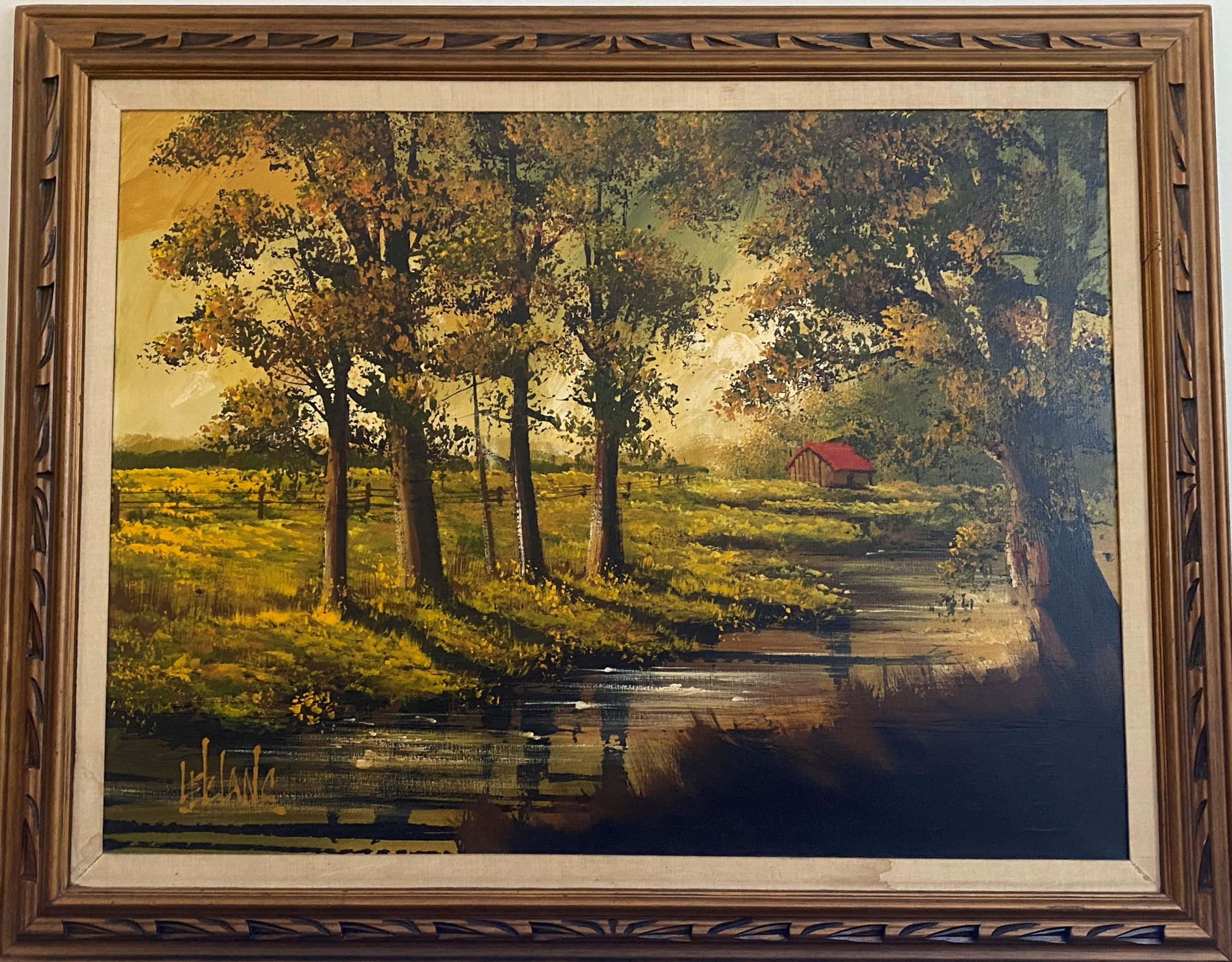 Framed Oil Painting on Canvas 3x4 feet