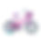 Thumbnail: Athena Girls Kids Bicycle 12-Inch and 16 Inch D.Pink