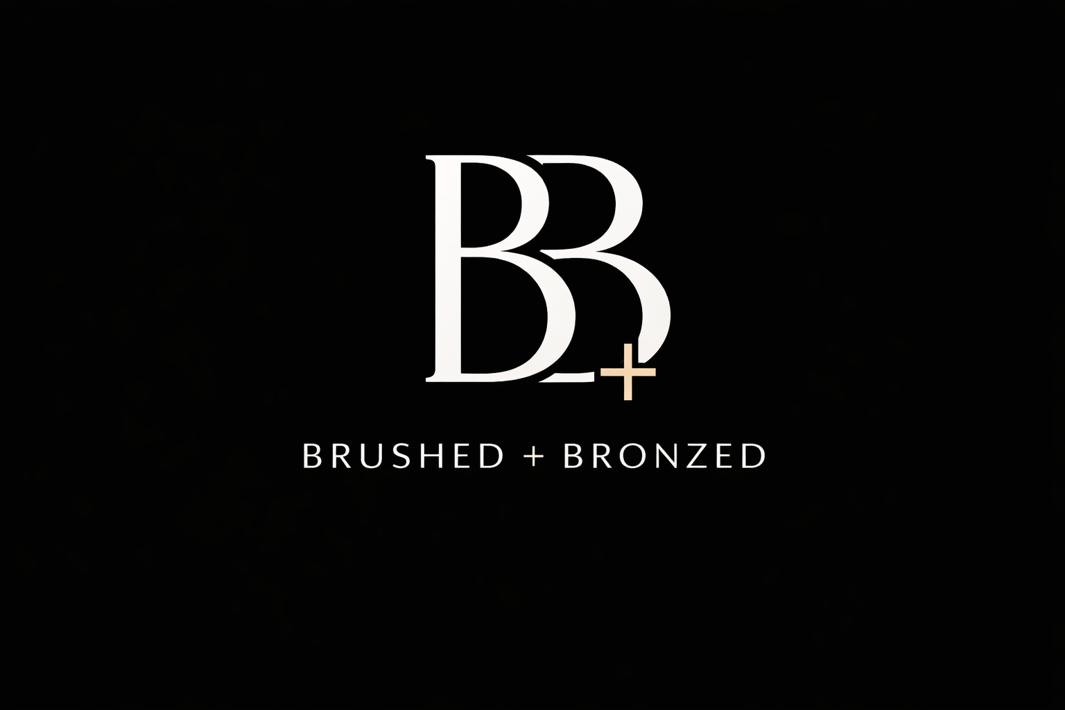 Brushed + Bronzed logo