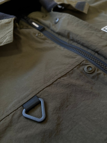 REVERSIBLE FIELD JACKET - OLIVE DRAB×BLACK | FINESIXXX