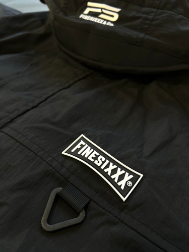REVERSIBLE FIELD JACKET - BLACK×ORANGE | FINESIXXX