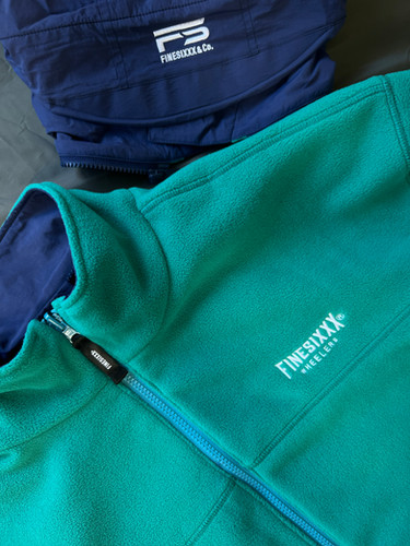 REVERSIBLE FIELD JACKET - NAVY×TURQUOISE | FINESIXXX