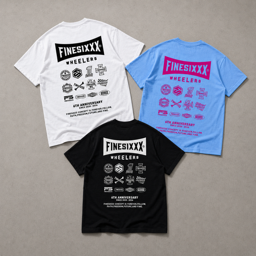 6TH ANNIVERSARY TEE - BLACK | FINESIXXX 6TH ANNIVERSARY TEE - BLACK | FINESIXXX