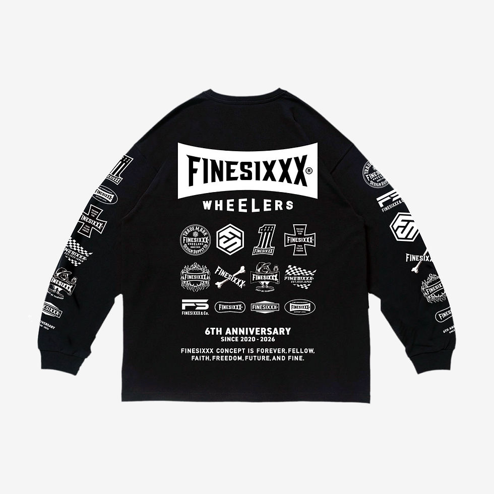 Thumbnail: 6TH ANNIVERSARY LONGSLEEVES - BLACK