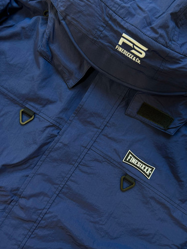 REVERSIBLE FIELD JACKET - NAVY×TURQUOISE | FINESIXXX