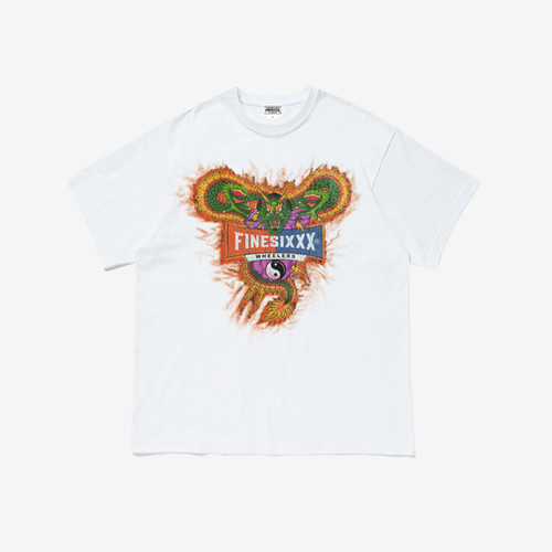 VINTAGE DRAGON TEE - WHITE | FINESIXXX