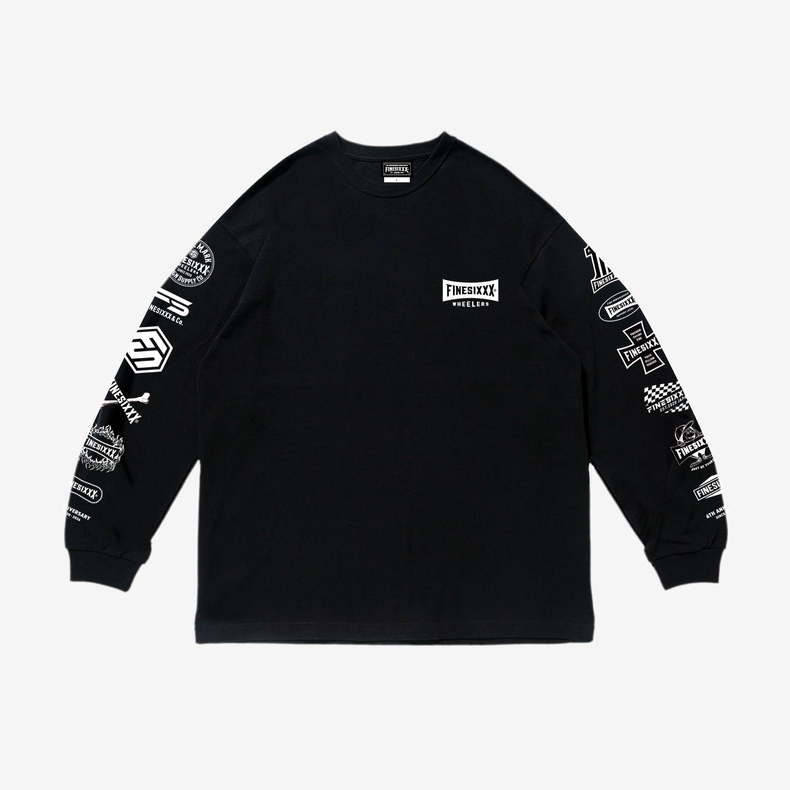 6TH ANNIVERSARY LONGSLEEVES - BLACK