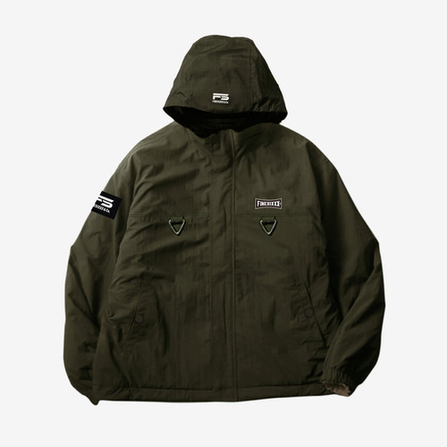 REVERSIBLE FIELD JACKET - OLIVE DRAB×BLACK | FINESIXXX