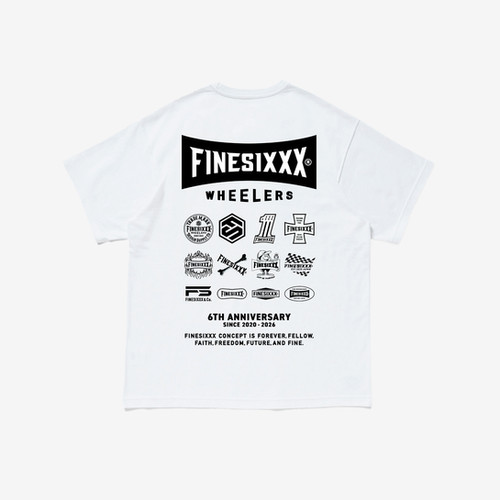 6TH ANNIVERSARY TEE - WHITE | FINESIXXX