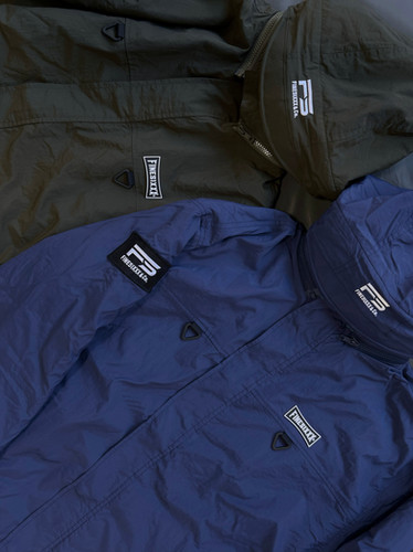 REVERSIBLE FIELD JACKET - NAVY×TURQUOISE | FINESIXXX