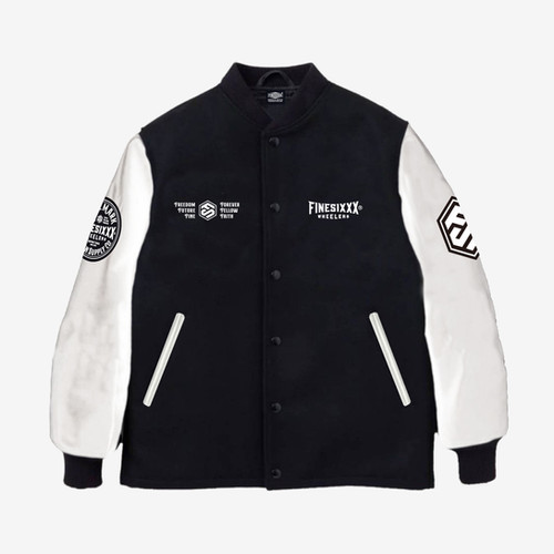 3RD ANNIVERSARY AWARD JACKET - OFF WHITE LEATHER | FINESIXXX