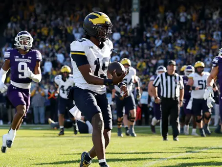 Wolverines Survive Wild Turnover Fest, Beat Northwestern 24-22 at Wrigley Field